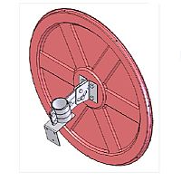 DOORADO - ΚΑΘΡΕΦΤΗΣ ΑΣΦΑΛΕΙΑΣ 100cm ΑΠΛΟΣ ΚΟΚΚΙΝΟΣ ΕΞΩΤΕΡΙΚΟΣ (PARK-EC100)