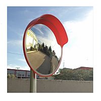 DOORADO - ΚΑΘΡΕΦΤΗΣ ΑΣΦΑΛΕΙΑΣ 45cm ΚΟΚΚΙΝΟΣ ΕΝΙΣΧΥΜΕΝΟΣ (PARK-CM-45)