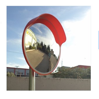 DOORADO - ΚΑΘΡΕΦΤΗΣ ΑΣΦΑΛΕΙΑΣ 60cm ΚΟΚΚΙΝΟΣ ΕΝΙΣΧΥΜΕΝΟΣ (PARK-CM-60)