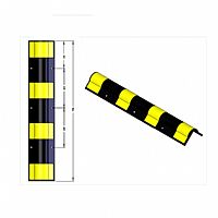 DOORADO - ΓΩΝΙΑ ΠΡΟΣΤΑΣΙΑΣ ΤΟΙΧΩΝ ΣΤΡΟΓΓΥΛΕΜΕΝΗ 20mm ΑΠΟ ΛΑΣΤΙΧΟ (PARK-DH-128)