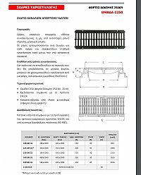 ΣΧΑΡΕΣ ΚΑΝΑΛΙΩΝ C250 (C20100CG)