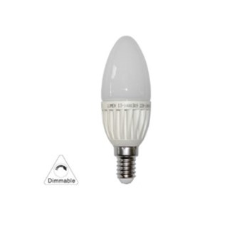 LED ΛΑΜΠΑ ADELEQ ΚΕΡΑΚΙ ΛΕΥΚΟ Ε14 ΜΑΤ 3W 230V ΝΤΙΜΑΡΙΖΟΜΜΕΝΗ ΨΥΧΡΟ ΦΩΣ 6200Κ (13-1400309)