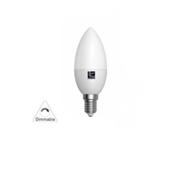 LED ΛΑΜΠΑ ADELEQ ΚΕΡΑΚΙ Ε14 6W 230V ΜΤΙΜΑΡΙΖΟΜΜΕΝΗ ΜΕ LED CHIP SMD2835 3000Κ (13-14026009)