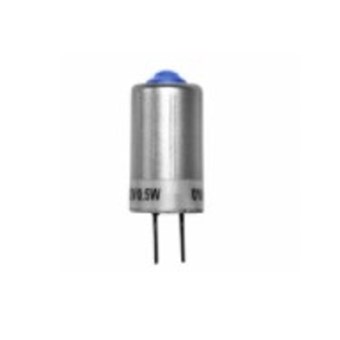 LED ΛΑΜΠΑ ADELEQ G4 ΚΑΡΦΑΚΙ 0.5W 12VAC/DC 1 LED 45° ΜΠΛΕ (14-104)