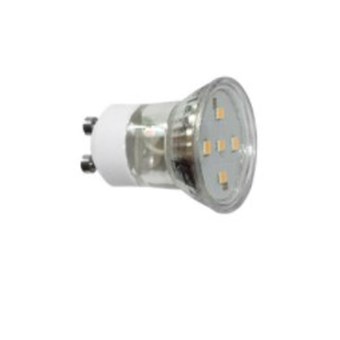 LED ΛΑΜΠΑ ADELEQ GU10 SMD MR11 ΓΥΑΛΙΝΗ 2W 230V 105° ΛΕΥΚΟ ΦΩΣ 4000Κ (13-40121)