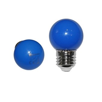 LED ΛΑΜΠΑ ADELEQ ΣΦΑΙΡΙΚΗ Ε27 2W 230V ΜΠΛΕ ΦΩΣ (13-27024)