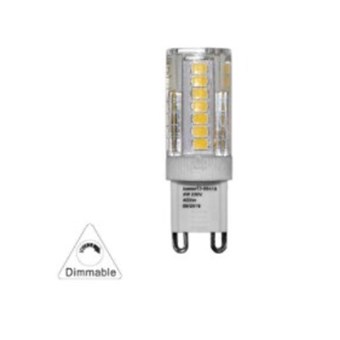 LED ΛΑΜΠΑ ADELEQ G9 4W 230VAC 300° MAT ΚΕΡΑΜΙΚΗ ΒΑΣΗ ΝΤΙΜΑΡΙΖΟΜΜΕΝΗ ΛΕΥΚΟ ΦΩΣ 4000Κ (13-90419)