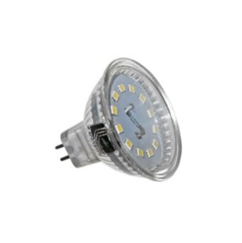 LED ΛΑΜΠΑ ADELEQ MR16 5W 12VAC/DC SMD ΓΥΑΛΙΝΗ 110° ΛΕΥΚΟ ΦΩΣ (13-0161551)