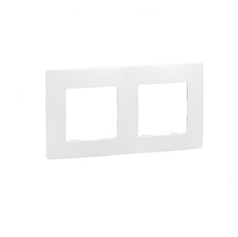 ΠΛΑΙΣΙΟ 2 ΘΕΣΕΩΝ LEGRAND NILOE ΛΕΥΚΟ (665002)