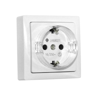 ΠΡΙΖΑ ΣΟΥΚΟ ADELEQ ΜΟΝΗ IP20 16Α ΛΕΥΚΗ (13-35501223)