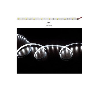 ADELEQ - ΤΑΝΙΑ LED 12VDC 7,2W/m 30LED/m ΛΕΥΚΗ ΑΥΤΟΚΟΛΛΗΤΗ IP20 ΨΥΧΡΟ ΦΩΣ (5m) (30-3412200)