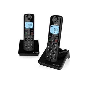 ALCATEL - ΤΗΛΕΦΩΝΟ ΑΣΥΡΜΑΤΟ S280 DUO ΜΑΥΡΟ (010052)