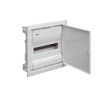 HAGER - VOLTA ΠΙΝΑΚΑΣ ΡΕΥΜΑΤΟΣ ΧΩΝΕΥΤΟΣ 1x12 ΜΕ ΔΙΑΦΑΝΗ ΠΟΡΤΑ (VU12NG)