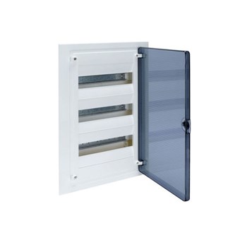 HAGER - GOLF ΠΙΝΑΚΑΣ ΡΕΥΜΑΤΟΣ ΧΩΝΕΥΤΟΣ 3x12 ΜΕ ΔΙΑΦΑΝΗ ΠΟΡΤΑ (VF312TA)