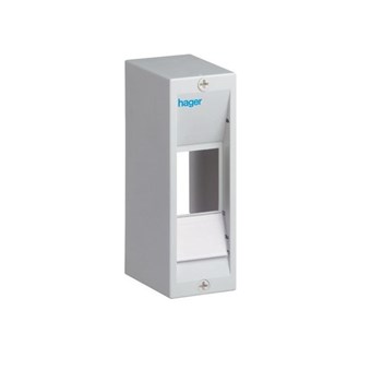 HAGER - MINI GAMMA ΠΙΝΑΚΑΣ ΡΕΥΜΑΤΟΣ ΕΠΙΤΟΙΧΟΣ 1x2 (GD102N)