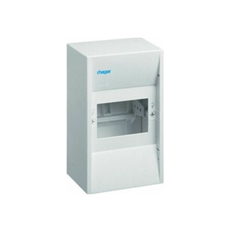 HAGER - MINI GAMMA ΠΙΝΑΚΑΣ ΡΕΥΜΑΤΟΣ ΕΠΙΤΟΙΧΟΣ 1x4 (GD104N)