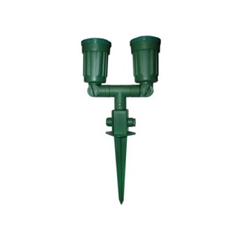 ACA LIGHT - ΣΠΟΤ ΚΗΠΟΥ ΚΑΡΦΩΤΟ ΠΛΑΣΤΙΚΟ ΔΙΦΩΤΟ E27 (AC.045GL79G) 