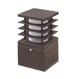 ADELEQ - ΚΟΛΩΝΑΚΙ ΚΗΠΟΥ ΑΛΟΥΜΙΝΙΟΥ ΚΑΦΕ ΜΕ ΣΚΙΑΣΤΡΟ 20cm 110x110mm (9-72332081)