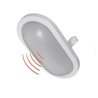 ADELEQ - ΧΕΛΩΝΑ ΛΕΥΚΗ ΟΒΑΛ ΜΕ ΑΝΙΧΝΕΥΤΗ ΚΙΝΗΣΗΣ 216x142mm 15W ΛΕΥΚΟ ΦΩΣ 4000Κ (21-21615710)