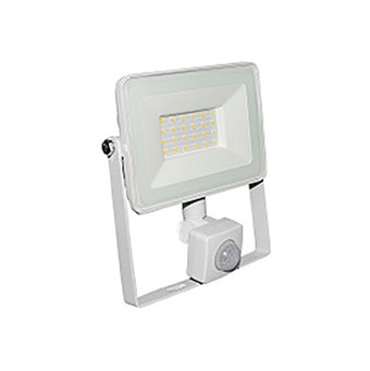 ADELEQ - ΠΡΟΒΟΛΕΑΣ LED SLIM ΛΕΥΚΟΣ 20W 230V ΜΕ ΑΝΙΧΝΕΥΤΗ ΚΙΝΗΣΗΣ ΛΕΥΚΟ ΦΩΣ 4100Κ (3-370201)