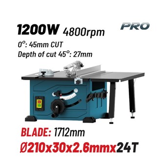 BORMANN - BTS1250 ΔΙΣΚΟΠΡΙΟΝΟ ΠΑΓΚΟΥ 1200W (044468)