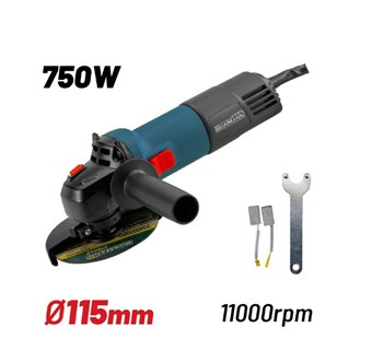 BORMANN - BAG7100 ΓΩΝΙΑΚΟΣ ΤΡΟΧΟΣ 710W Φ115 (042402)