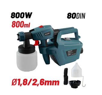 BORMANN - BPG9100 ΠΙΣΤΟΛΙ ΒΑΦΗΣ ΗΛΕΚΤΡΙΚΟ HVLP 800W