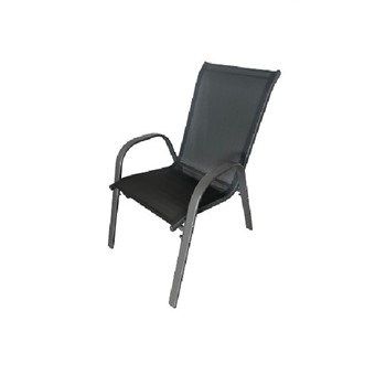 BORMANN - BSP1130 ΚΑΡΕΚΛΕΣ ΕΞ. ΧΩΡΟΥ 2x1 TEXTILENE ΓΚΡΙ 54x72x90cm ΣΕΤ 4τεμ (068594)