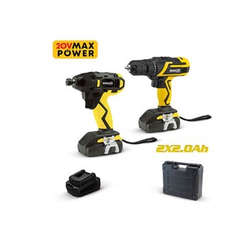 BORMANN - BCD2610 ΣΕΤ ΔΡΑΠΑΝΟΚΑΤΣΑΒΙΔΟ ΚΡΟΥΣΤΙΚΟ 20V 2ΤΑΧ.-ΠΑΛΜΙΚΟ ΚΑΤΣΑΒΙΔΙ 20V (050933)