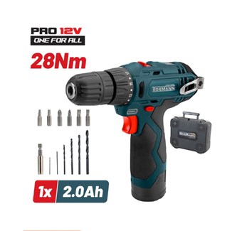 BORMANN - BCD2010 ΔΡΑΠΑΝΟΚΑΤΣΑΒΙΔΟ ΜΠΑΤΑΡΙΑΣ 10,8V Li-Ion ΒΑΛΙΤΣΑ ΜΕ ΕΞΑΡΤΗΜΑΤΑ (050964)