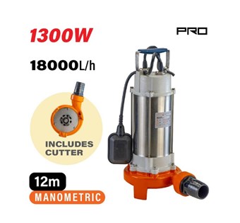 NAKAYAMA - SP1315 ΑΝΤΛΙΑ ΛYΜΑΤΩΝ ΜΕ ΚΟΠΤΗΡΑ 1300W (051848)