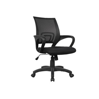 BORMANN - BSF1810 ΚΑΡΕΚΛΑ ΓΡΑΦΕΙΟΥ TRACY ΜΑΥΡΗ 56x56xH85,5-96,5cm (051336)