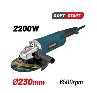 BORMANN - BAG2200 ΤΡΟΧΟΣ 2200W Φ230 ΜΕ ΠΡΟEKΚΙΝΗΣΗ  (053521)