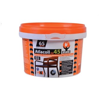 ATLACOLL - No45 ΞΥΛΟΚΟΛΛΑ ΔΙΑΦΑΝΗ 500gr