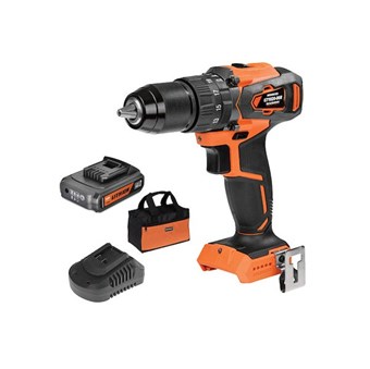 KRAUSMANN - U71020-12SB ΔΡΑΠΑΝΟΚΑΤΣΑΒΙΔΟ 20V + ΜΠΑΤΑΡΙΑ 2.0Ah + ΦΟΡΤΙΣΤΗΣ + ΤΣΑΝΤΑ (68791)