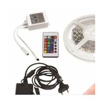 FOS_ME ΤΑΙΝΙΑ LED ΑΥΤΟΚΟΛΛΗΤΗ 12V IP20 RGB ΜΕ ΤΡΟΔΟΤΙΚΟ & ΤΗΛΕΧΕΙΡΙΣΤΗΡΙΟ (24-00508)
