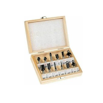 KRAUSMANN - ΚΟΠΤΙΚΑ ΡΟΥΤΕΡ ΣΕΤ 12τεμ. ΣΕ ΞΥΛΙΝΟ ΚΟΥΤΙ (AC13500)