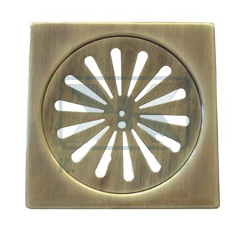 ΣΧΑΡΕΣ ΔΑΠΕΔΟΥ BRONZE ΤΕΤΡΑΓΩΝΕΣ CHRIS (07007)