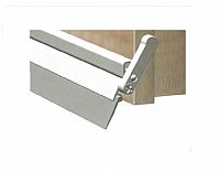 MIBA - ΑΥΤΟΜΑΤΟΣ ΑΕΡΟΦΡΑΧΤΗΣ-ΑΕΡΟΣΤΟΠ ΜΕ ΛΑΣΤΙΧΟ ΓΙΑ ΑΝΟΙΓΟΜΕΝΕΣ ΠΟΡΤΕΣ 103cm ΚΑΦΕ ΧΡΩΜΑ