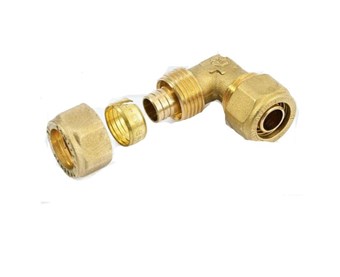 ΓΩΝΙΑ ΣΥΝΔΕΣΗΣ Φ18 Χ Φ18 Χ 2,5 mm ΠΛΑΣΤΙΚΗΣ ΣΩΛΗΝΑΣ ΟΡΕΙΧΑΛΚΙΝΗ