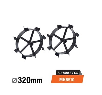 NAKAYAMA - MB6511 ΡΟΔΕΣ ΜΕΤΑΛΛΙΚΕΣ ΣΕΤ 2τεμ. ΓΙΑ MB6510 (070764)