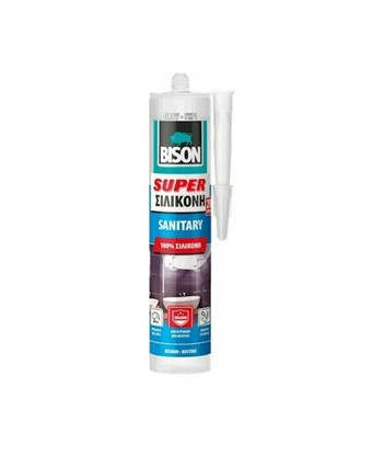BISON - ΣΙΛΙΚΟΝΗ SANITARY ΑΝΤΙΜΟΥΧΛΙΚΗ 280ml ΛΕΥΚΗ