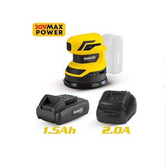 BORMANN - BCD4100 ΤΡΙΒΕΙΟ ΕΚΚΕΝΤΡΟ ΜΠΑΤΑΡΙΑΣ 20V Li-Ion ΜΕ ΜΠΑΤΑΡΙΑ 2.0Ah & ΦΟΡΤΙΣΤΗ (050957)