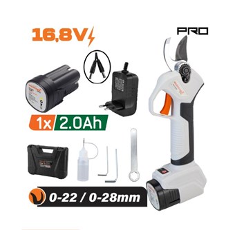 NAKAYAMA - EC1300 ΨΑΛΙΔΙ ΚΛΑΔΟΥ ΜΠΑΤΑΡΙΑΣ 16.8V BRUSHLESS ΚΟΠΗ 0-22/0-28mm 690gr ΜΠΑΤΑΡΙΑ 2Ah (053064)