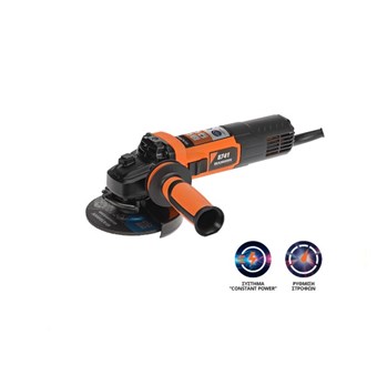 KRAUSMANN - 8741 ΓΩΝΙΑΚΟΣ ΤΡΟΧΟΣ Ø125mm ΜΕ ΡΥΘΜΙΖΟΜΕΝΕΣ ΣΤΡΟΦΕΣ 1400W 