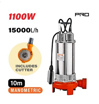 NAKAYAMA - SP1115 ΑΝΤΛΙΑ ΛΥΜΑΤΩΝ ΜΕ ΚΟΠΤΗΡΑ 1100W (078425)