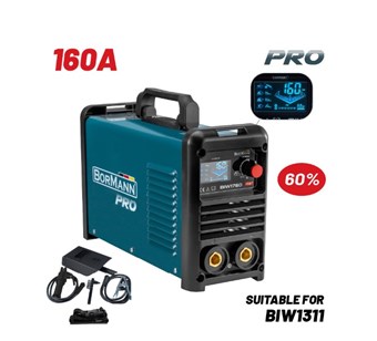 BORMANN - BIW1760 ΗΛΕΚΤΡΟΚΟΛΛΗΣΗ INVERTER ΑΠΟΔΟΣΗ 160Α/60% (061960)