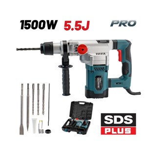 BORMANN - BPH4400  Σκαπτικό Περιστροφικό Πιστολέτο SDS-PLUS 1500W 5.5J (043195)