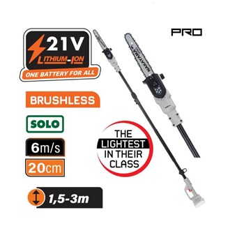ΝΑΚΑΥΑΜΑ Pro EC1620 Κονταροπρίονο Μπαταρίας Τηλεσκοπικό 21V,Λάμα 20cm,2.1Kg με Αυτόματη Λίπανση,SOLO (078043)
