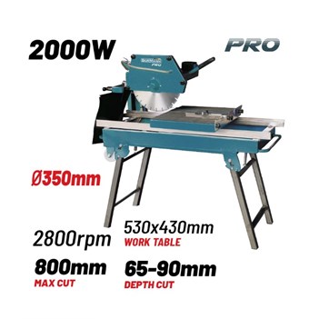 BORMANN - BTC3500 ΚΟΦΤΗΣ ΠΛΑΚΙΔΙΩΝ ΥΓΡΗΣ ΚΟΠΗΣ (022299) Φ800mm